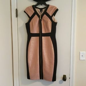 Melrose black and rose colored dress